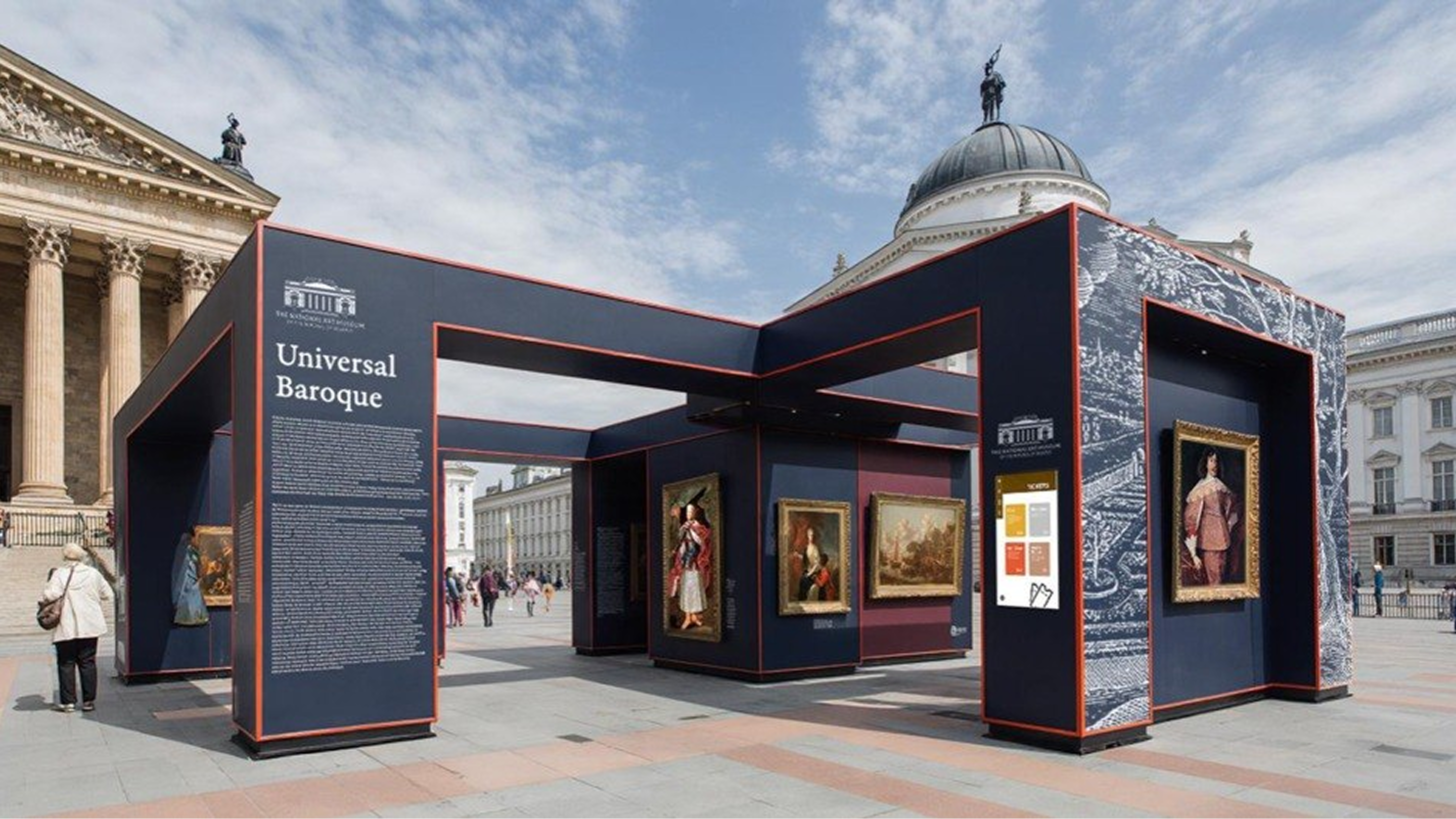 Концепция Pop-up “Universal Baroque” для Национального художественного музея, разработанная агентством NZR Retail & Branding